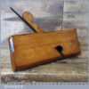 Antique W. Fisher Side Round Beech Moulding Plane - Good Condition