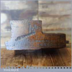 Vintage C Nurse ½” Ovolo Beech Moulding Plane No: 1 - Good Condition