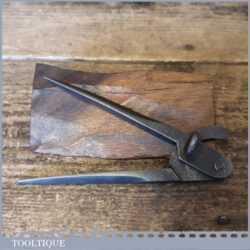 Vintage Leatherworking Cast Steel 4 ¾” Square Leg Wing Dividers - Good Condition