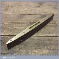 Vintage Rabone No: 1625 Brass And Rosewood Boat Level