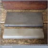Pair Of Vintage Arkansas Lilly White Slip Stones In Mahogany Box