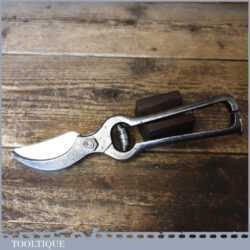 Vintage German Spring Loaded Parrot Beak Secateurs - Fully Refurbished