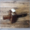 Vintage Carpenter’s Rosewood Brass Mortise Gauge - Good Condition