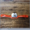 Vintage German Flat Soled Metal Spokeshave - Sharpened Ready To Use