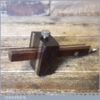 Vintage Carpenter’s Rosewood Brass Mortise Gauge - Good Condition