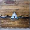 Vintage E. Preston Curved Sole Adjustable Spokeshave Original Iron - Fully Refurbished