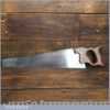 Vintage British 20” Rip Saw 7 tpi Fully Refurbished Sharpened Ready To Use