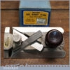 Vintage boxed Record No: 2506 side rabbet plane complete with fence, refurbished ready for use and in little used condition.