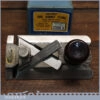 Vintage boxed Record No: 2506 side rabbet plane complete with fence, refurbished ready for use and in little used condition.