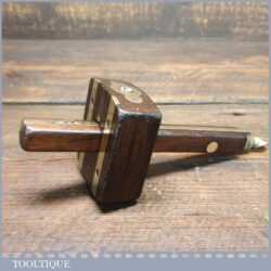 Vintage W. Marples Carpenter’s Rosewood Brass Mortise Gauge - Good Condition