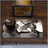 Vintage Partially Boxed Record No: 2506 Side Rabbet Plane - Refurbished Ready To Use