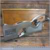 Vintage Boxed Record No: 042 Rabbet Shoulder Plane - Fully Refurbished Little Used