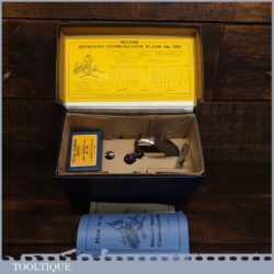 Near Mint Vintage Boxed Record No: 050 Combination Plough Plane Complete
