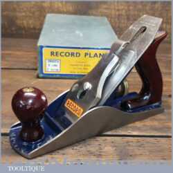 Near Mint Vintage Boxed Record No: 04 Smoothing Plane 1952-58 Little Used