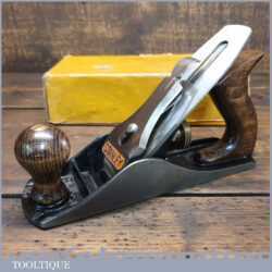Vintage Boxed Stanley England No: 4 Smoothing Plane - Little Used Fully Refurbished