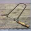 Good Vintage Old Fret Saw - Good Working Order