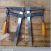 Vintage Pair Of 12” Woden No: 133/3 Quick Release F Clamps - Good Condition