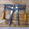 Vintage Pair Of 12” Woden No: 133/3 Quick Release F Clamps - Good Condition