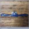 Vintage Record No: 063 Curved Sole Metal Spokeshave - Sharpened Ready To Use
