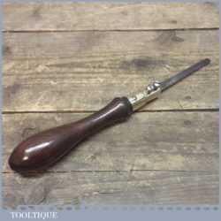 Good Vintage Rosewood And Brass Pad Saw - Good Condition