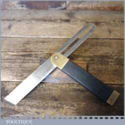 Vintage Carpenters 10 ½” Rosewood Brass Sliding Bevel - Good Condition