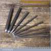Vintage Set 8 No: silversmithing Rounded Repousing Punches - Good Condition