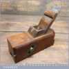 Vintage Charles Nurse Carpenter’s Beech Stop Chamfer Plane - Good Condition
