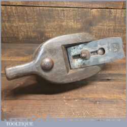 Antique Wheelwrights Oak Chair Leg Or Spoke Rounding Plane - Good Condition