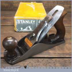 Vintage Boxed Stanley England No: 4 Smoothing Plane - Fully Refurbished