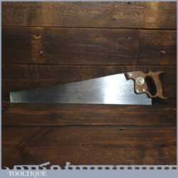 Vintage Spear & Jackson 24” Rip Saw 7 TPI - Fully Refurbished & Sharpened