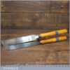 2 No: Vintage Erik Anton Berg Sweden 1” & 1 ½” Skew Flat Woodturning Chisels