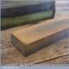 Vintage Boxed 7”x 2” Combination Oil Stone Medium Course Grit - Lapped Flat