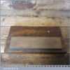 Vintage Oak Boxed 8”x 2” India Oil Stone Good Condition - Lapped Flat