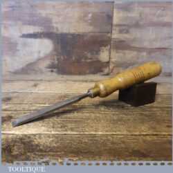 Vintage Carpenter’s Sheffield Made 1/2” Firmer Chisel- Sharpened Honed