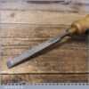 Vintage Carpenter’s Sheffield Made 1/2” Firmer Chisel- Sharpened Honed