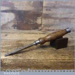 Vintage Swearby Carpenter’s 3/8” Heavy Duty Flat Firmer Chisel - Sharpened Honed