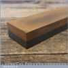 Vintage 8”x 2” India Combination Oil Stone Medium / Fine Grit - Lapped Flat