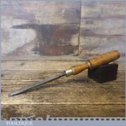 Vintage W. Marples & Sons Carpenter’s 3/8” Firmer Chisel - Sharpened Honed
