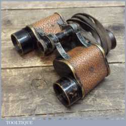 Vintage WW2 Signal Corps USA Army Binoculars - Buasch & Lomb