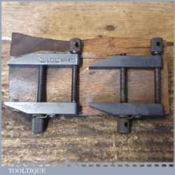 Vintage Pair Of 2” Eclipse No: 410 Toolmakers Clamps - Little Used Condition