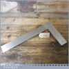Vintage Moore & Wright No: 400 Engineers 12” Cast Steel Try Square - Good Condition