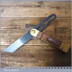 Vintage Rabone Carpenters 9” Rosewood & Brass Sliding Bevel- Good Condition