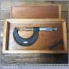 Vintage No: 966M Boxed Moore & Wright 25-50mm Metric Micrometer- Good Condition