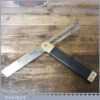 Vintage Carpenters Ebony & Brass Sliding Bevel 12” blade - Good Condition