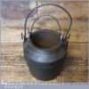 Vintage T. Puch & Co Cast Iron Glue Pot 3 ½” Tall - Good Condition