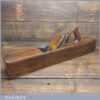 Vintage Carpenter’s 22” Beechwood Trying Plane Ward & Payne Iron - Lapped Flat