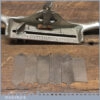 Antique Stanley USA No: 66 Nickel Plated Hand Beading Plane PAT 1886 - Fully Refurbished