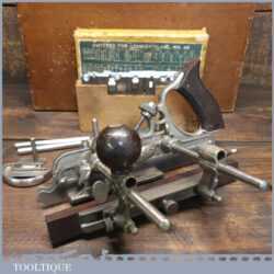 Vintage Boxed Stanley Sweetheart USA No: 45 Combination Plough Plane - Fully Refurbished