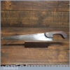 Antique E. Pitcher 12” Cross Cut Handsaw Beech Handle - Sharpened Ready To Use