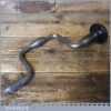 Antique Steel Scotch Brace With Lever Release For Slotted Bits - Good Condition